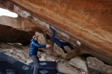 Bouldering in Hueco Tanks on 02/21/2020 with Blue Lizard Climbing and Yoga

Filename: SRM_20200221_1143510.jpg
Aperture: f/4.5
Shutter Speed: 1/250
Body: Canon EOS-1D Mark II
Lens: Canon EF 16-35mm f/2.8 L