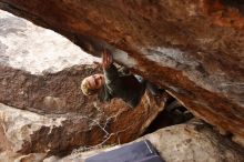 Bouldering in Hueco Tanks on 02/21/2020 with Blue Lizard Climbing and Yoga

Filename: SRM_20200221_1416180.jpg
Aperture: f/5.0
Shutter Speed: 1/320
Body: Canon EOS-1D Mark II
Lens: Canon EF 16-35mm f/2.8 L