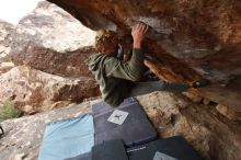 Bouldering in Hueco Tanks on 02/21/2020 with Blue Lizard Climbing and Yoga

Filename: SRM_20200221_1416330.jpg
Aperture: f/5.0
Shutter Speed: 1/320
Body: Canon EOS-1D Mark II
Lens: Canon EF 16-35mm f/2.8 L