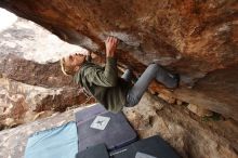 Bouldering in Hueco Tanks on 02/21/2020 with Blue Lizard Climbing and Yoga

Filename: SRM_20200221_1416370.jpg
Aperture: f/4.5
Shutter Speed: 1/320
Body: Canon EOS-1D Mark II
Lens: Canon EF 16-35mm f/2.8 L