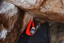 Bouldering in Hueco Tanks on 02/21/2020 with Blue Lizard Climbing and Yoga

Filename: SRM_20200221_1559220.jpg
Aperture: f/4.0
Shutter Speed: 1/250
Body: Canon EOS-1D Mark II
Lens: Canon EF 16-35mm f/2.8 L