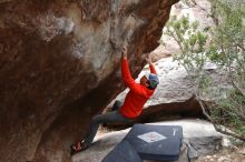 Bouldering in Hueco Tanks on 02/21/2020 with Blue Lizard Climbing and Yoga

Filename: SRM_20200221_1644160.jpg
Aperture: f/4.0
Shutter Speed: 1/250
Body: Canon EOS-1D Mark II
Lens: Canon EF 16-35mm f/2.8 L