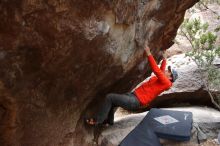 Bouldering in Hueco Tanks on 02/21/2020 with Blue Lizard Climbing and Yoga

Filename: SRM_20200221_1644220.jpg
Aperture: f/4.5
Shutter Speed: 1/250
Body: Canon EOS-1D Mark II
Lens: Canon EF 16-35mm f/2.8 L