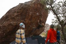 Bouldering in Hueco Tanks on 02/21/2020 with Blue Lizard Climbing and Yoga

Filename: SRM_20200221_1726400.jpg
Aperture: f/8.0
Shutter Speed: 1/250
Body: Canon EOS-1D Mark II
Lens: Canon EF 16-35mm f/2.8 L