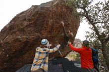 Bouldering in Hueco Tanks on 02/21/2020 with Blue Lizard Climbing and Yoga

Filename: SRM_20200221_1726450.jpg
Aperture: f/8.0
Shutter Speed: 1/250
Body: Canon EOS-1D Mark II
Lens: Canon EF 16-35mm f/2.8 L