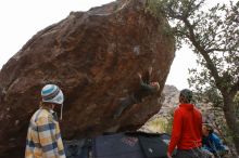 Bouldering in Hueco Tanks on 02/21/2020 with Blue Lizard Climbing and Yoga

Filename: SRM_20200221_1742480.jpg
Aperture: f/7.1
Shutter Speed: 1/250
Body: Canon EOS-1D Mark II
Lens: Canon EF 16-35mm f/2.8 L