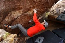 Bouldering in Hueco Tanks on 02/21/2020 with Blue Lizard Climbing and Yoga

Filename: SRM_20200221_1753000.jpg
Aperture: f/5.0
Shutter Speed: 1/250
Body: Canon EOS-1D Mark II
Lens: Canon EF 16-35mm f/2.8 L