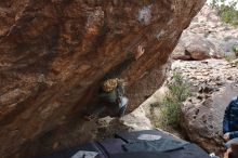 Bouldering in Hueco Tanks on 02/21/2020 with Blue Lizard Climbing and Yoga

Filename: SRM_20200221_1824190.jpg
Aperture: f/4.0
Shutter Speed: 1/250
Body: Canon EOS-1D Mark II
Lens: Canon EF 16-35mm f/2.8 L