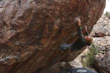 Bouldering in Hueco Tanks on 02/21/2020 with Blue Lizard Climbing and Yoga

Filename: SRM_20200221_1824301.jpg
Aperture: f/4.0
Shutter Speed: 1/250
Body: Canon EOS-1D Mark II
Lens: Canon EF 16-35mm f/2.8 L