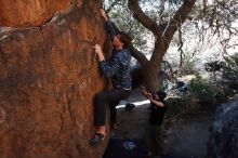 Bouldering in Hueco Tanks on 02/25/2020 with Blue Lizard Climbing and Yoga

Filename: SRM_20200225_1120220.jpg
Aperture: f/8.0
Shutter Speed: 1/250
Body: Canon EOS-1D Mark II
Lens: Canon EF 16-35mm f/2.8 L