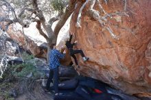 Bouldering in Hueco Tanks on 02/25/2020 with Blue Lizard Climbing and Yoga

Filename: SRM_20200225_1125280.jpg
Aperture: f/5.0
Shutter Speed: 1/250
Body: Canon EOS-1D Mark II
Lens: Canon EF 16-35mm f/2.8 L