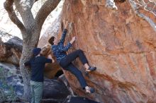 Bouldering in Hueco Tanks on 02/25/2020 with Blue Lizard Climbing and Yoga

Filename: SRM_20200225_1127060.jpg
Aperture: f/4.5
Shutter Speed: 1/250
Body: Canon EOS-1D Mark II
Lens: Canon EF 16-35mm f/2.8 L