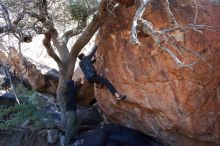 Bouldering in Hueco Tanks on 02/25/2020 with Blue Lizard Climbing and Yoga

Filename: SRM_20200225_1127100.jpg
Aperture: f/5.6
Shutter Speed: 1/250
Body: Canon EOS-1D Mark II
Lens: Canon EF 16-35mm f/2.8 L