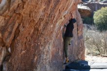 Bouldering in Hueco Tanks on 02/25/2020 with Blue Lizard Climbing and Yoga

Filename: SRM_20200225_1205320.jpg
Aperture: f/3.2
Shutter Speed: 1/400
Body: Canon EOS-1D Mark II
Lens: Canon EF 50mm f/1.8 II