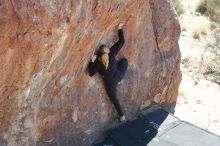 Bouldering in Hueco Tanks on 02/25/2020 with Blue Lizard Climbing and Yoga

Filename: SRM_20200225_1211150.jpg
Aperture: f/3.5
Shutter Speed: 1/320
Body: Canon EOS-1D Mark II
Lens: Canon EF 50mm f/1.8 II