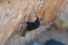 Bouldering in Hueco Tanks on 02/25/2020 with Blue Lizard Climbing and Yoga

Filename: SRM_20200225_1214090.jpg
Aperture: f/3.2
Shutter Speed: 1/320
Body: Canon EOS-1D Mark II
Lens: Canon EF 50mm f/1.8 II