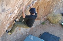 Bouldering in Hueco Tanks on 02/25/2020 with Blue Lizard Climbing and Yoga

Filename: SRM_20200225_1214110.jpg
Aperture: f/2.5
Shutter Speed: 1/320
Body: Canon EOS-1D Mark II
Lens: Canon EF 50mm f/1.8 II