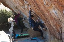 Bouldering in Hueco Tanks on 02/25/2020 with Blue Lizard Climbing and Yoga

Filename: SRM_20200225_1215230.jpg
Aperture: f/4.5
Shutter Speed: 1/320
Body: Canon EOS-1D Mark II
Lens: Canon EF 50mm f/1.8 II