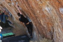 Bouldering in Hueco Tanks on 02/25/2020 with Blue Lizard Climbing and Yoga

Filename: SRM_20200225_1227500.jpg
Aperture: f/4.5
Shutter Speed: 1/320
Body: Canon EOS-1D Mark II
Lens: Canon EF 50mm f/1.8 II