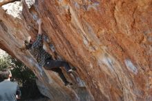 Bouldering in Hueco Tanks on 02/25/2020 with Blue Lizard Climbing and Yoga

Filename: SRM_20200225_1230520.jpg
Aperture: f/5.0
Shutter Speed: 1/320
Body: Canon EOS-1D Mark II
Lens: Canon EF 50mm f/1.8 II