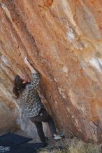 Bouldering in Hueco Tanks on 02/25/2020 with Blue Lizard Climbing and Yoga

Filename: SRM_20200225_1255160.jpg
Aperture: f/4.5
Shutter Speed: 1/320
Body: Canon EOS-1D Mark II
Lens: Canon EF 50mm f/1.8 II