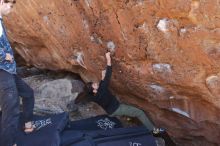 Bouldering in Hueco Tanks on 02/25/2020 with Blue Lizard Climbing and Yoga

Filename: SRM_20200225_1338200.jpg
Aperture: f/5.0
Shutter Speed: 1/250
Body: Canon EOS-1D Mark II
Lens: Canon EF 16-35mm f/2.8 L