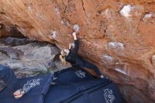 Bouldering in Hueco Tanks on 02/25/2020 with Blue Lizard Climbing and Yoga

Filename: SRM_20200225_1343150.jpg
Aperture: f/4.0
Shutter Speed: 1/250
Body: Canon EOS-1D Mark II
Lens: Canon EF 16-35mm f/2.8 L