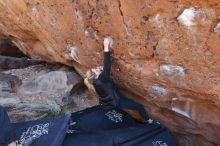 Bouldering in Hueco Tanks on 02/25/2020 with Blue Lizard Climbing and Yoga

Filename: SRM_20200225_1343160.jpg
Aperture: f/4.5
Shutter Speed: 1/250
Body: Canon EOS-1D Mark II
Lens: Canon EF 16-35mm f/2.8 L
