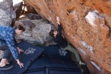 Bouldering in Hueco Tanks on 02/25/2020 with Blue Lizard Climbing and Yoga

Filename: SRM_20200225_1344480.jpg
Aperture: f/4.5
Shutter Speed: 1/250
Body: Canon EOS-1D Mark II
Lens: Canon EF 16-35mm f/2.8 L