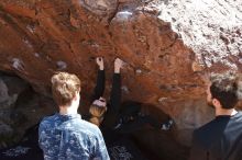 Bouldering in Hueco Tanks on 02/25/2020 with Blue Lizard Climbing and Yoga

Filename: SRM_20200225_1348520.jpg
Aperture: f/8.0
Shutter Speed: 1/250
Body: Canon EOS-1D Mark II
Lens: Canon EF 16-35mm f/2.8 L