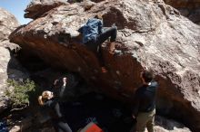 Bouldering in Hueco Tanks on 02/25/2020 with Blue Lizard Climbing and Yoga

Filename: SRM_20200225_1351170.jpg
Aperture: f/8.0
Shutter Speed: 1/250
Body: Canon EOS-1D Mark II
Lens: Canon EF 16-35mm f/2.8 L