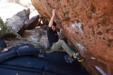 Bouldering in Hueco Tanks on 02/25/2020 with Blue Lizard Climbing and Yoga

Filename: SRM_20200225_1400230.jpg
Aperture: f/5.0
Shutter Speed: 1/250
Body: Canon EOS-1D Mark II
Lens: Canon EF 16-35mm f/2.8 L