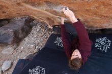 Bouldering in Hueco Tanks on 02/25/2020 with Blue Lizard Climbing and Yoga

Filename: SRM_20200225_1428150.jpg
Aperture: f/4.0
Shutter Speed: 1/250
Body: Canon EOS-1D Mark II
Lens: Canon EF 16-35mm f/2.8 L