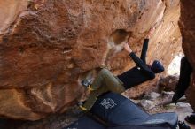 Bouldering in Hueco Tanks on 02/25/2020 with Blue Lizard Climbing and Yoga

Filename: SRM_20200225_1430370.jpg
Aperture: f/4.5
Shutter Speed: 1/250
Body: Canon EOS-1D Mark II
Lens: Canon EF 16-35mm f/2.8 L