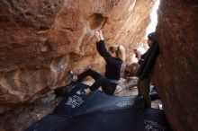 Bouldering in Hueco Tanks on 02/25/2020 with Blue Lizard Climbing and Yoga

Filename: SRM_20200225_1434050.jpg
Aperture: f/4.5
Shutter Speed: 1/250
Body: Canon EOS-1D Mark II
Lens: Canon EF 16-35mm f/2.8 L