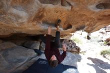 Bouldering in Hueco Tanks on 02/25/2020 with Blue Lizard Climbing and Yoga

Filename: SRM_20200225_1519400.jpg
Aperture: f/8.0
Shutter Speed: 1/250
Body: Canon EOS-1D Mark II
Lens: Canon EF 16-35mm f/2.8 L