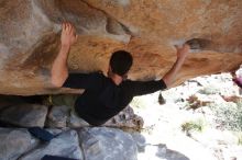 Bouldering in Hueco Tanks on 02/25/2020 with Blue Lizard Climbing and Yoga

Filename: SRM_20200225_1522510.jpg
Aperture: f/7.1
Shutter Speed: 1/250
Body: Canon EOS-1D Mark II
Lens: Canon EF 16-35mm f/2.8 L