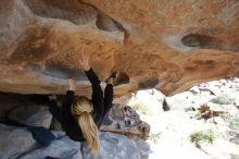 Bouldering in Hueco Tanks on 02/25/2020 with Blue Lizard Climbing and Yoga

Filename: SRM_20200225_1528050.jpg
Aperture: f/8.0
Shutter Speed: 1/250
Body: Canon EOS-1D Mark II
Lens: Canon EF 16-35mm f/2.8 L