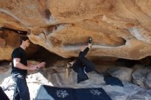 Bouldering in Hueco Tanks on 02/25/2020 with Blue Lizard Climbing and Yoga

Filename: SRM_20200225_1540490.jpg
Aperture: f/7.1
Shutter Speed: 1/250
Body: Canon EOS-1D Mark II
Lens: Canon EF 16-35mm f/2.8 L