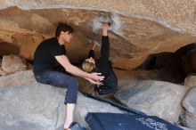 Bouldering in Hueco Tanks on 02/25/2020 with Blue Lizard Climbing and Yoga

Filename: SRM_20200225_1547470.jpg
Aperture: f/4.0
Shutter Speed: 1/250
Body: Canon EOS-1D Mark II
Lens: Canon EF 16-35mm f/2.8 L