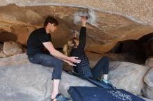 Bouldering in Hueco Tanks on 02/25/2020 with Blue Lizard Climbing and Yoga

Filename: SRM_20200225_1547471.jpg
Aperture: f/4.5
Shutter Speed: 1/250
Body: Canon EOS-1D Mark II
Lens: Canon EF 16-35mm f/2.8 L