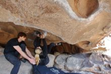 Bouldering in Hueco Tanks on 02/25/2020 with Blue Lizard Climbing and Yoga

Filename: SRM_20200225_1550360.jpg
Aperture: f/5.6
Shutter Speed: 1/250
Body: Canon EOS-1D Mark II
Lens: Canon EF 16-35mm f/2.8 L