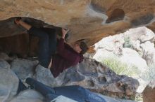 Bouldering in Hueco Tanks on 02/25/2020 with Blue Lizard Climbing and Yoga

Filename: SRM_20200225_1600400.jpg
Aperture: f/6.3
Shutter Speed: 1/320
Body: Canon EOS-1D Mark II
Lens: Canon EF 50mm f/1.8 II