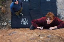 Bouldering in Hueco Tanks on 02/25/2020 with Blue Lizard Climbing and Yoga

Filename: SRM_20200225_1714420.jpg
Aperture: f/4.0
Shutter Speed: 1/250
Body: Canon EOS-1D Mark II
Lens: Canon EF 50mm f/1.8 II