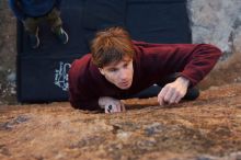 Bouldering in Hueco Tanks on 02/25/2020 with Blue Lizard Climbing and Yoga

Filename: SRM_20200225_1714520.jpg
Aperture: f/4.5
Shutter Speed: 1/250
Body: Canon EOS-1D Mark II
Lens: Canon EF 50mm f/1.8 II