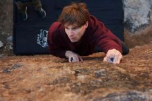 Bouldering in Hueco Tanks on 02/25/2020 with Blue Lizard Climbing and Yoga

Filename: SRM_20200225_1714540.jpg
Aperture: f/4.5
Shutter Speed: 1/250
Body: Canon EOS-1D Mark II
Lens: Canon EF 50mm f/1.8 II