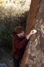 Bouldering in Hueco Tanks on 02/25/2020 with Blue Lizard Climbing and Yoga

Filename: SRM_20200225_1715280.jpg
Aperture: f/7.1
Shutter Speed: 1/250
Body: Canon EOS-1D Mark II
Lens: Canon EF 50mm f/1.8 II