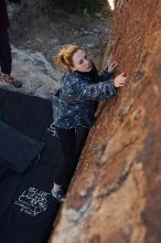 Bouldering in Hueco Tanks on 02/25/2020 with Blue Lizard Climbing and Yoga

Filename: SRM_20200225_1719060.jpg
Aperture: f/5.6
Shutter Speed: 1/250
Body: Canon EOS-1D Mark II
Lens: Canon EF 50mm f/1.8 II