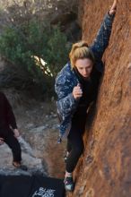 Bouldering in Hueco Tanks on 02/25/2020 with Blue Lizard Climbing and Yoga

Filename: SRM_20200225_1719370.jpg
Aperture: f/5.0
Shutter Speed: 1/250
Body: Canon EOS-1D Mark II
Lens: Canon EF 50mm f/1.8 II