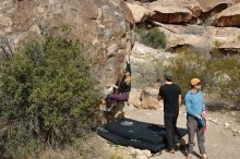 Bouldering in Hueco Tanks on 02/28/2020 with Blue Lizard Climbing and Yoga

Filename: SRM_20200228_1150210.jpg
Aperture: f/6.3
Shutter Speed: 1/500
Body: Canon EOS-1D Mark II
Lens: Canon EF 16-35mm f/2.8 L